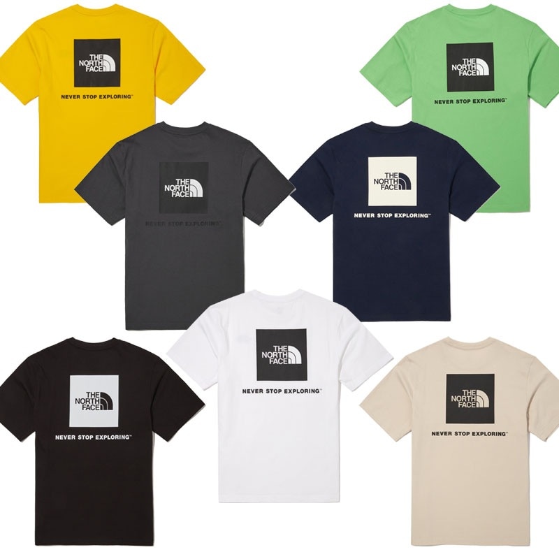 韓国正規品保証 関税負担なし NT7UN56A COTTON NSE BOX LOGO S/S R/TEEデイリー 基本 着装 男子 女子 人気 韓国 ファッション 男女共用 アウトドア