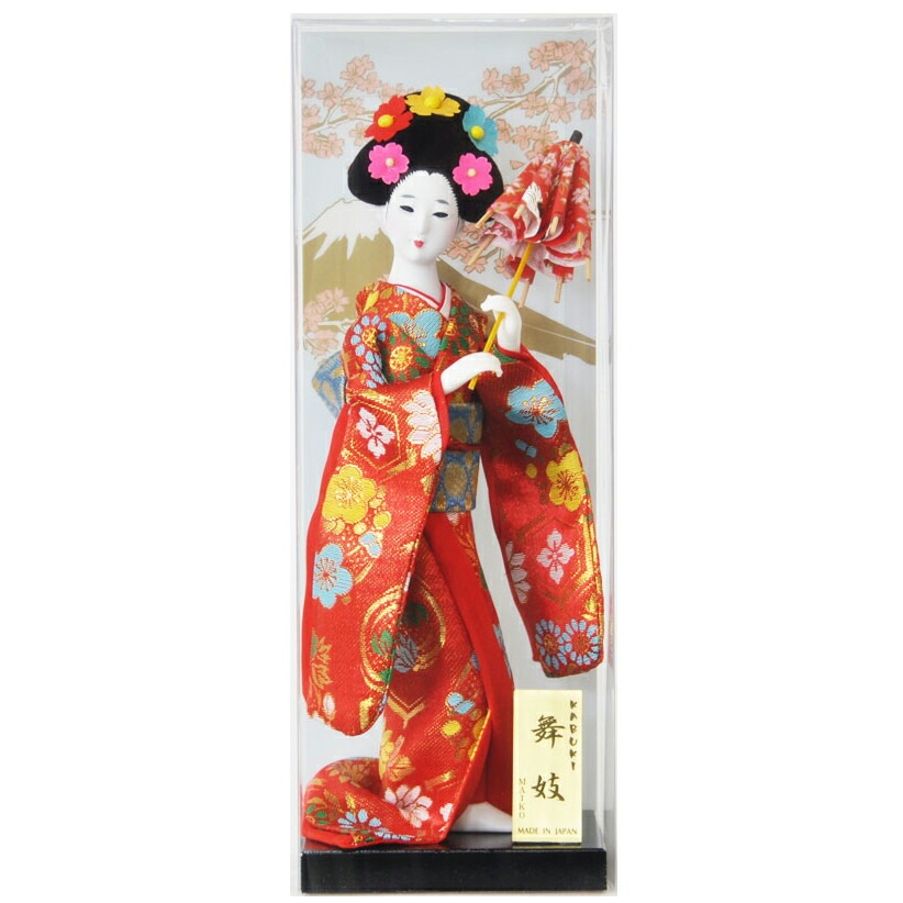 【日本人形】【J005】日本人形４号ケース入り【舞妓】【新作】【秀光】【限定品】
