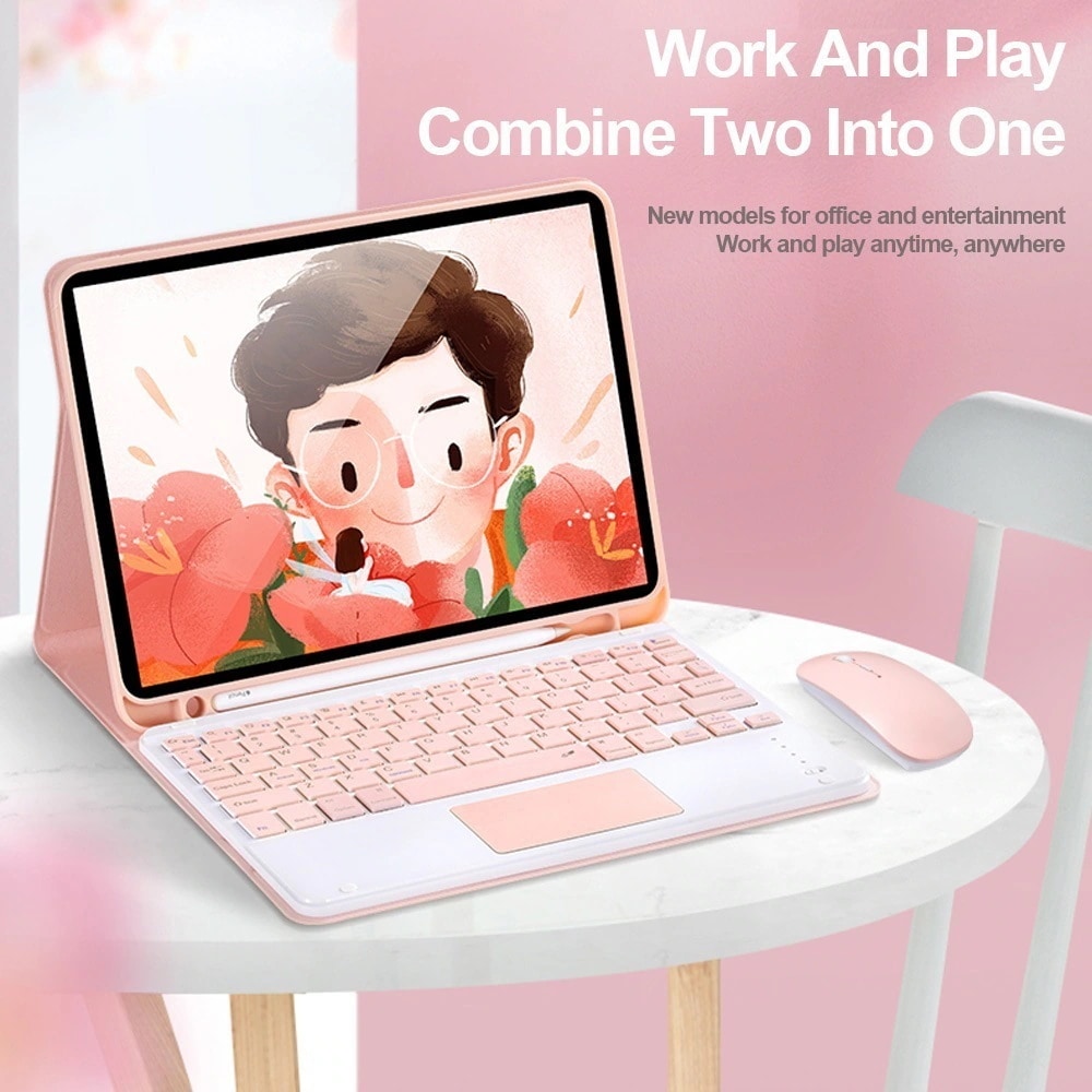 インチ保護ケース Ipad10.2 Bluetooth キーボードエア新しい 9.7 レザーケース Pro Mini 8.3