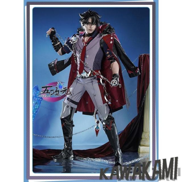 五次元　基萌　原神　コスプレ　リオセスリ　衣装　ウィッグ　靴　グローブ　追加可能