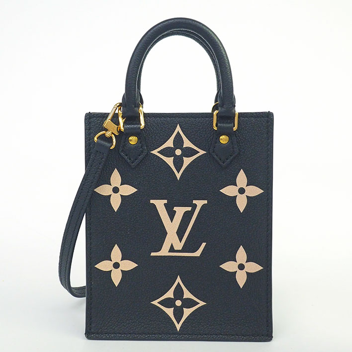 【美品】ルイ ヴィトン プティット サックプラ モノグラムアンプラント レディース 【ショルダーバッグ】