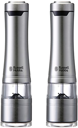 サイズ：レギュラーサイズ 2本入り ラッセルホブス 電動ミル ソルト&ペッパー 2本入り 7922J