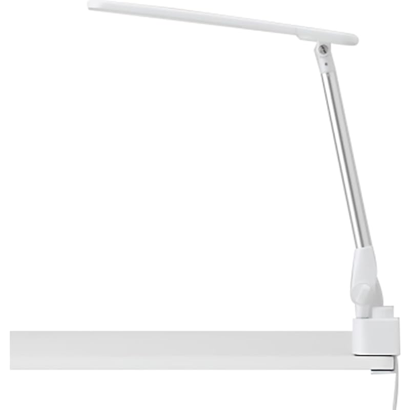 即納：ヤザワコーポレーション 調光調色伸縮 LEDアームライト 8W 明るさ650ルーメン ホワイト CCL08C01WH 6,439円