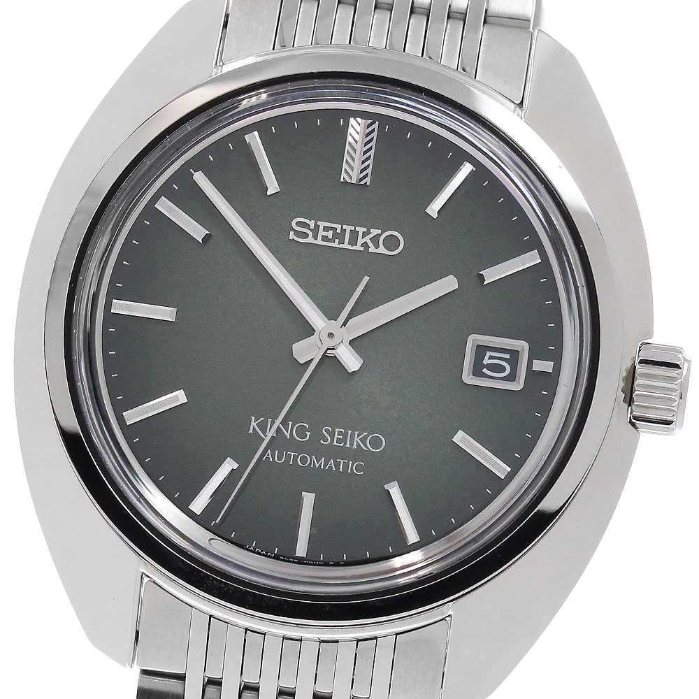 セイコー SEIKO SDKA021/6L35-00J0 キングセイコー デイト 自動巻き メンズ 極美品 箱・保証書付き_958250【中古】