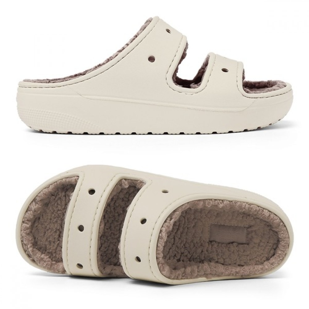 [クロックスシューズ] コモンクラシックコージーサンダルウールインドアシューズボーン 207446-2YC