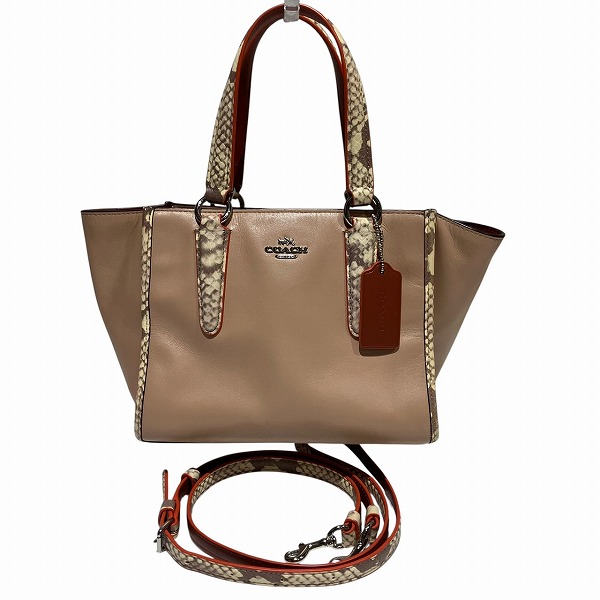 コーチ クロスビー キャリーオール21 F11750 2WAY ハンドバッグ ショルダーバッグ