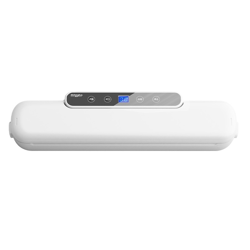 食品袋を密封するための小型家庭用真空シール機全自動真空圧縮および保存装置