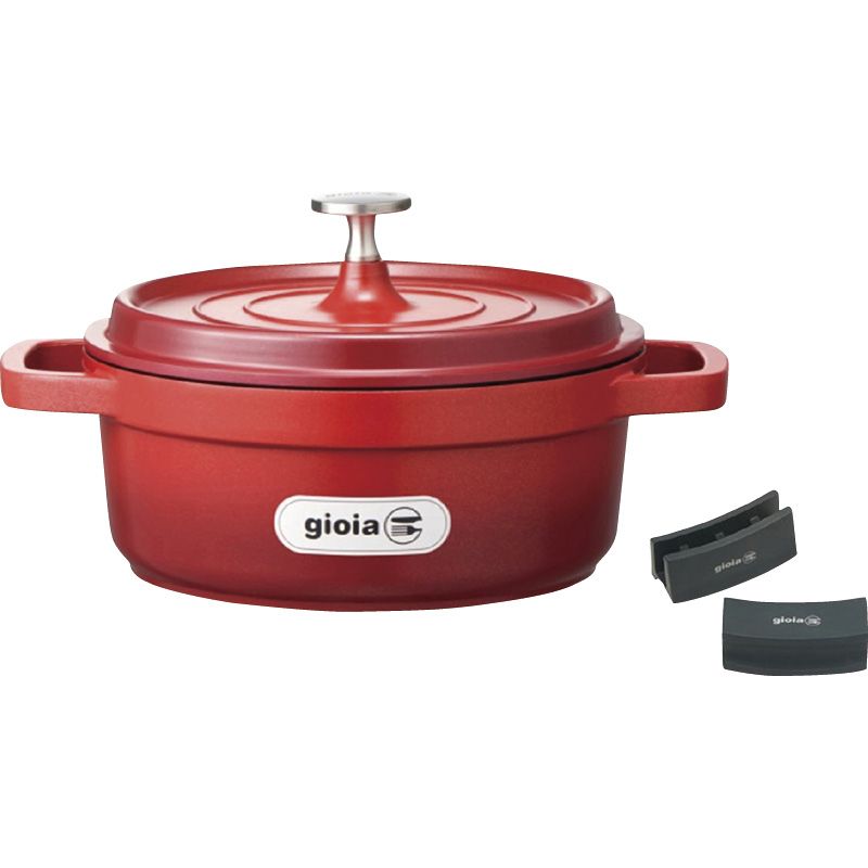 ジョイア キャセロール20cm/ハンドルカバーセット レッド