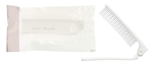 二つ折ヘアブラシB ディアリーフ(250本 個別包装) 4,329円