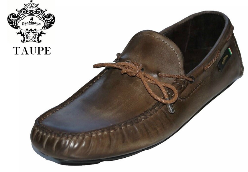 (オロビアンコ) 本革 ドライビング モカシンスリッポンシューズ COMOOROBIANCO イタリア製のモカシンスリッポンは年齢層を問わないクラシックモデル