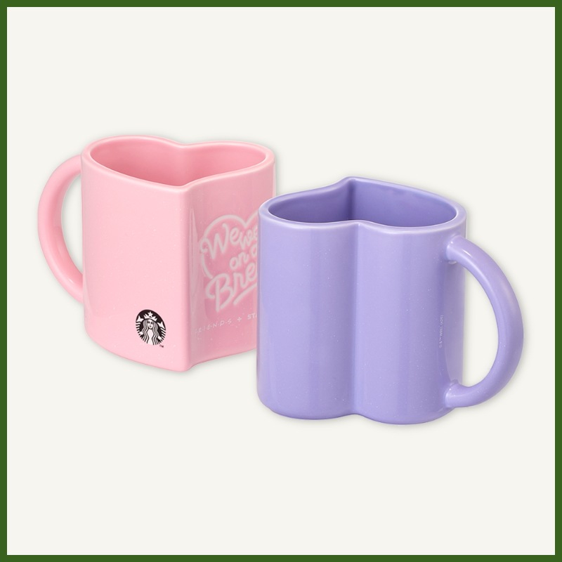 レイチェルとロスのカップルマグセット フレンズ 355ml 2p 2026 スバックハートカップ