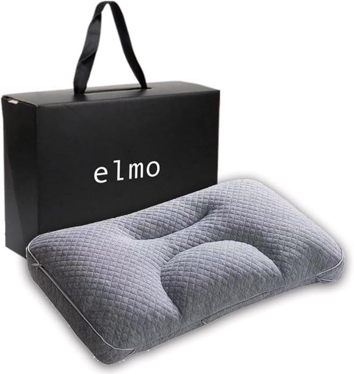 枕 パイプ枕 安眠枕 横寝サポート 体圧分散 高さ調節可能 抗菌防臭 防ダニ 通気性 人間工学設計 丸洗い可能 快眠枕 (グレー, 約53x33x11cm)