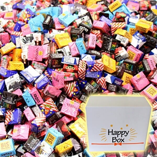 (地域限定送料無料) ハッピーボックス みんな大好き!チロルチョコ800コセットサービス品付きおかし