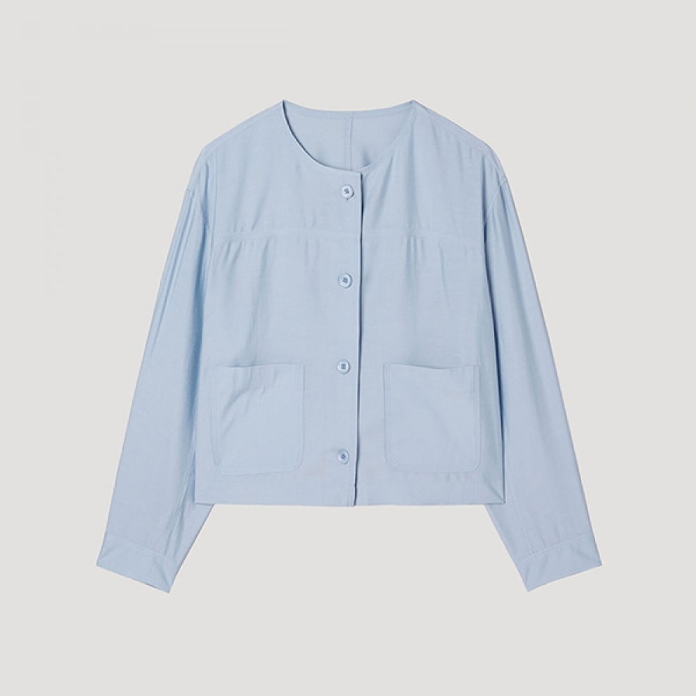 [シューズミス] ラウンドネックポケットジャケット_SWWJKP21140_LL