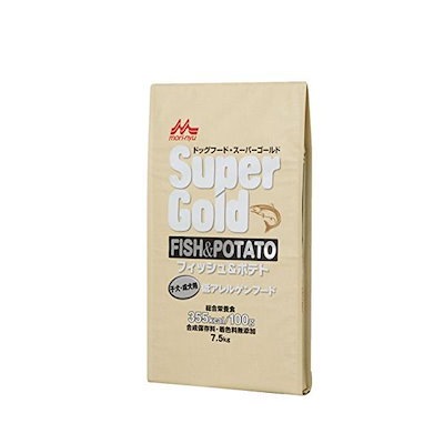 他サイト： スーパーゴールド フィッシュ＆ポテト 子犬成犬用 7.5kgの商品画像