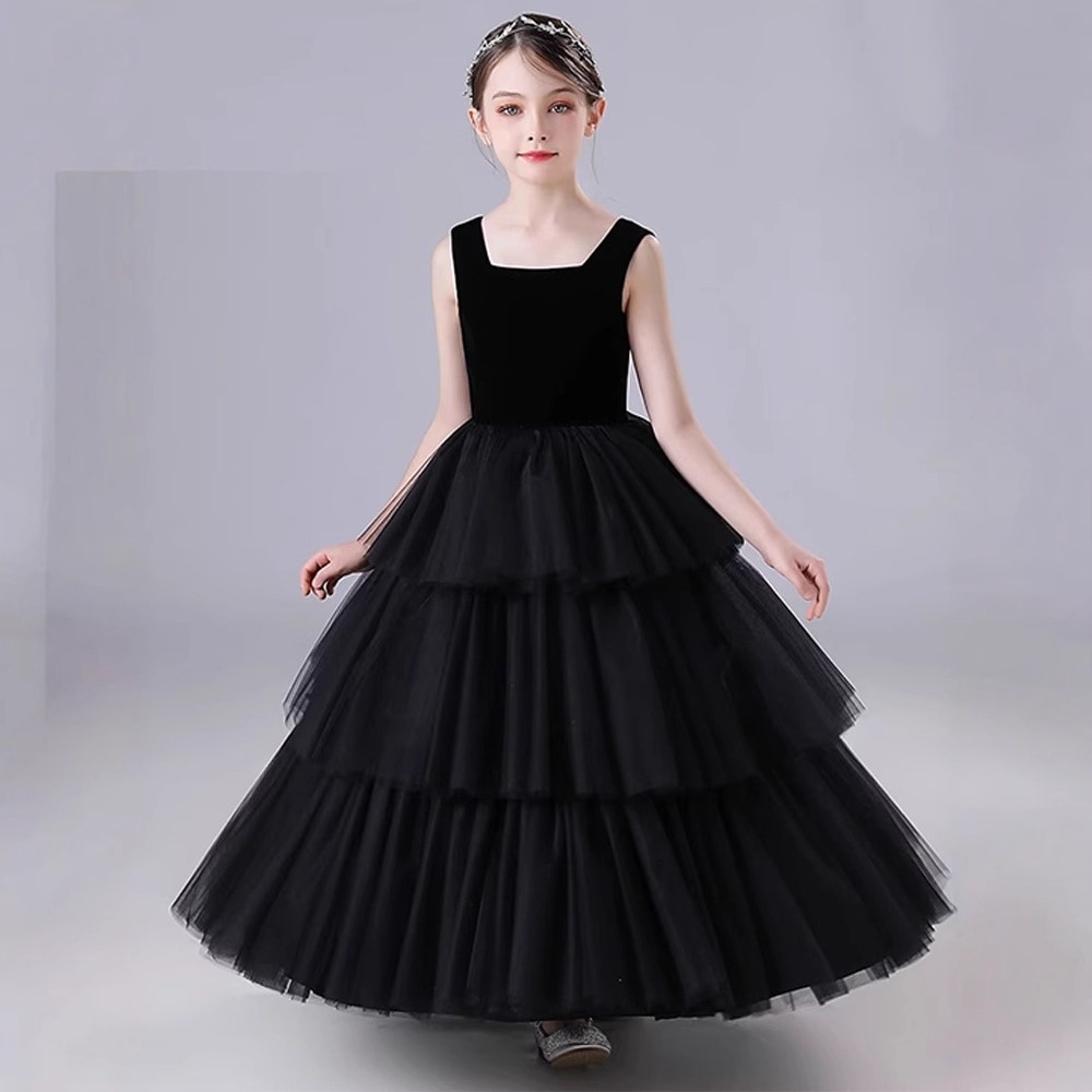 【2枚購入で 3oo円OFF】黒子のドレス2025女の子の気質少女ハイエンドドレスドレス