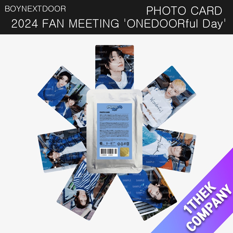 (５個)（PHOTO CARD）2024 BOYNEXTDOOR FAN MEETING ONEDOORful Day MD
