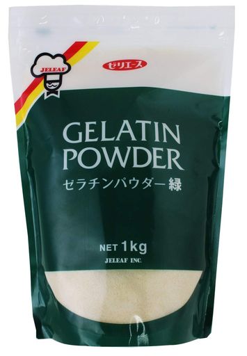 ジェリフ ゼリエース ゼラチンパウダー緑 1kg