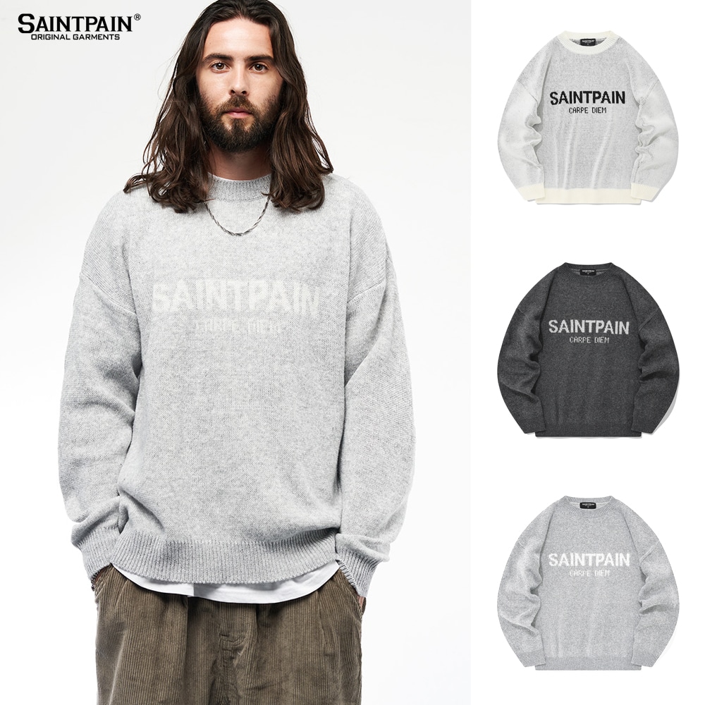 SP SOFT JACQUARD LOGO KNIT-3 Color 5,916円