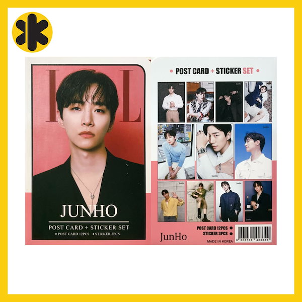 ジュノ JUNHO ポストカード10枚セット Qoo10] 2PM JUNHO ポストカード&ステッ