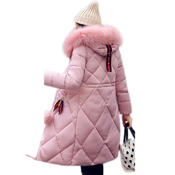 ダウンコート レディース 中綿 ジャケット ロング フード 春秋冬 コート 防寒