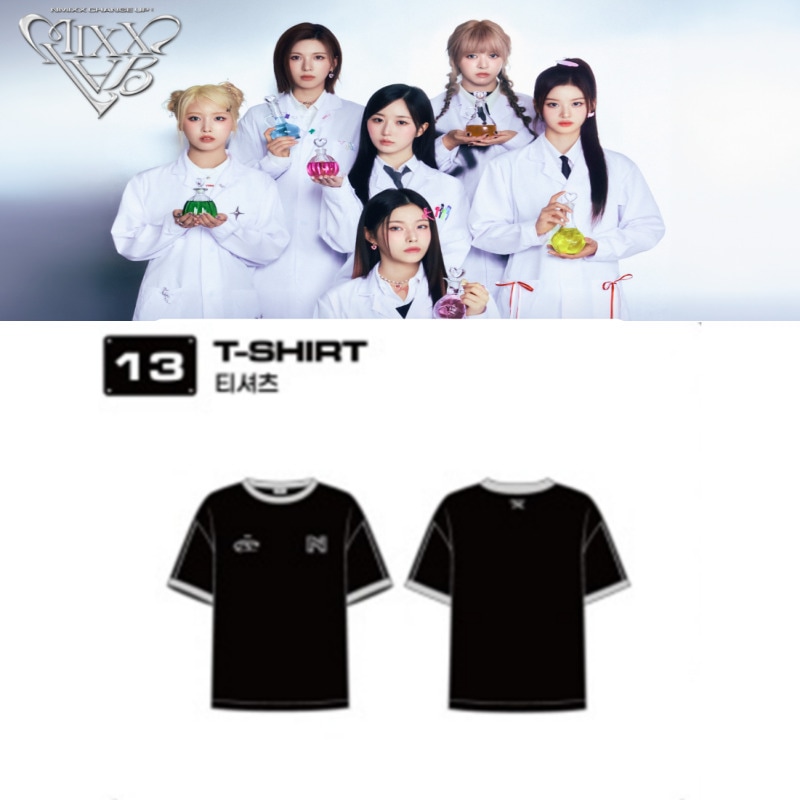 NMIXX Tシャツ　ファンコン Amazon.co.jp: NMIXX Tシャツ 応援服 半袖 NMIXX グッズ