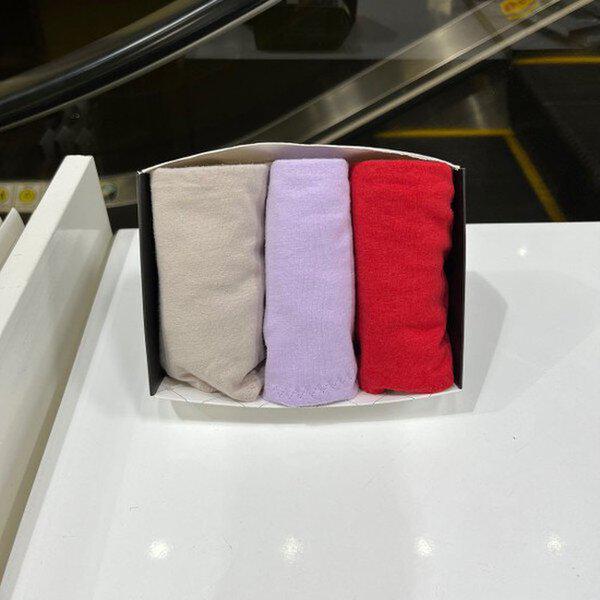 シンプルなデイリーコットンモーダル婦人用パンツ3点セット PT7535 SET_DG