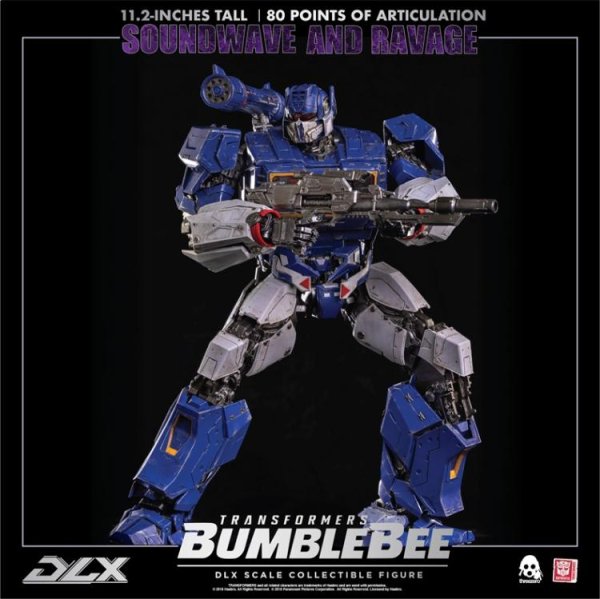 スリーゼロ threezero BUMBLEBEE サウンドウェーブラヴィッジ DLX フィギュア
