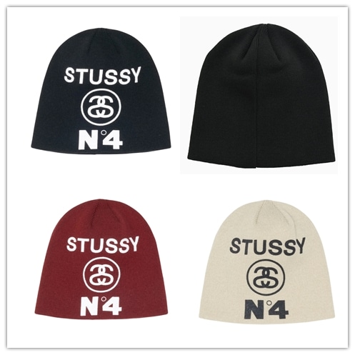 STUSSYニット帽 SKULLCAP NUMBER 4 CAP　stussy beanie ビーニー 帽子 ニットキャップ メンズ男性用1321230 USAモデル 4,745円