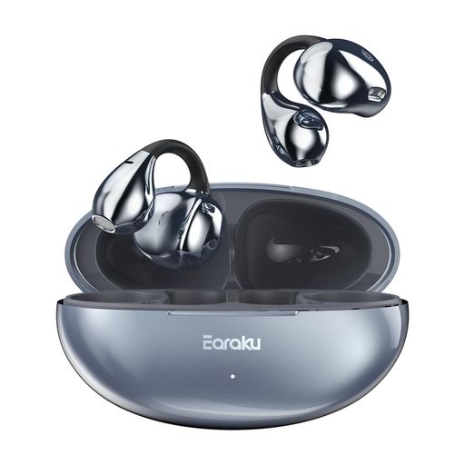 【音質至上主義・アクセ感覚のイヤーカフ型】 EARAKU (イアラク) SOUNDCLIP ワイヤレスイヤホン オープンイヤー イヤホン イヤーカフ型 超軽量 耳を塞がない 耳挟み式イヤホン 音漏れ無
