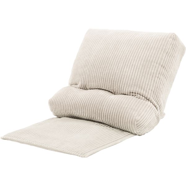 座椅子 約幅52cm ホワイト 14段階 リクライニング マルチフロアチェア リビング インテリア家具 生活家具 完成品