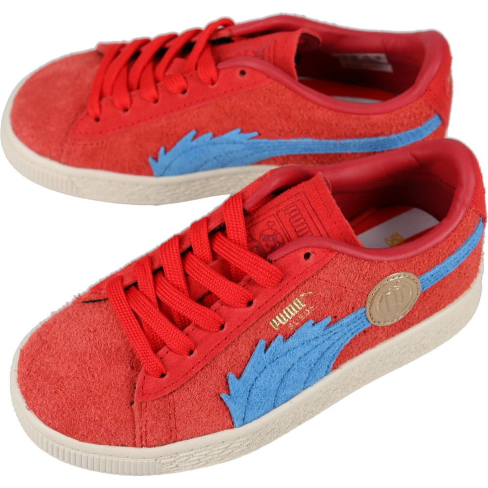 正規品 子供スニーカー ワンピース 千両道化のバギー スウェード フォーオールタイムレッド/ウルトラブルー 396649 01 17-21cm 8,514円