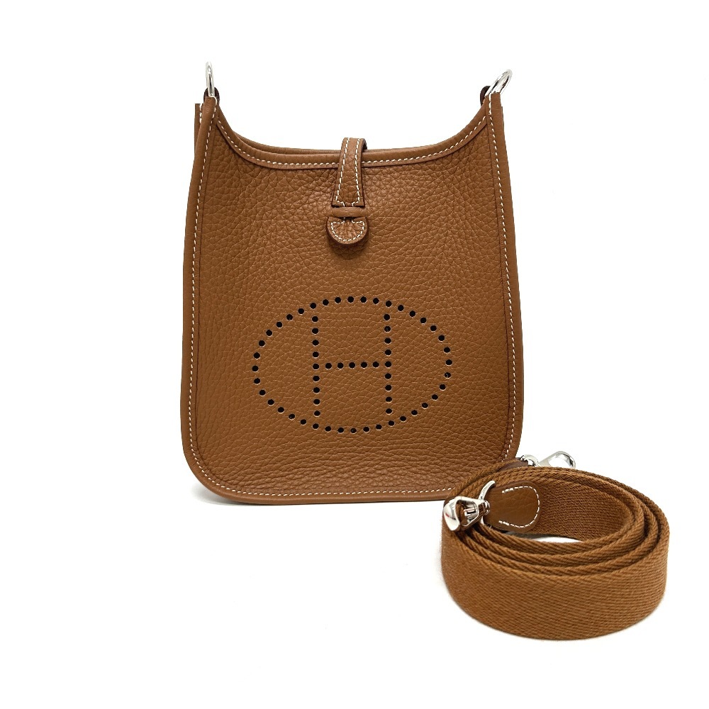 ショルダーバッグ エブリンTPM 斜め掛け カバン ポシェット トリヨンクレマンス ゴールド