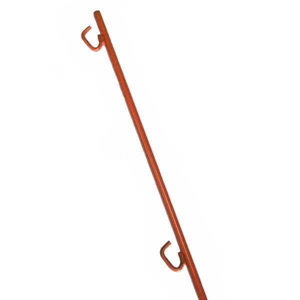 ロープスティック 1500 10本セット ロープガイド 2段フック 鉄杭