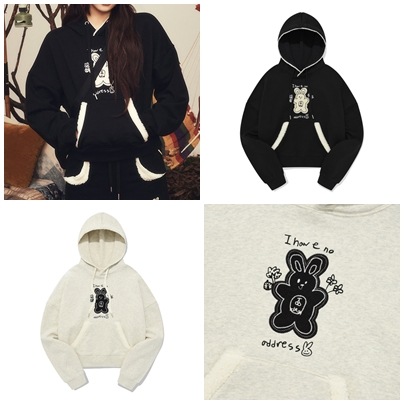 ★関税込★ROMANTIC CROWN★STRIPE RIB KNIT HOODIE★ ROMANTIC CROWN】STRIPE RIB KNIT HOODIE パーカー