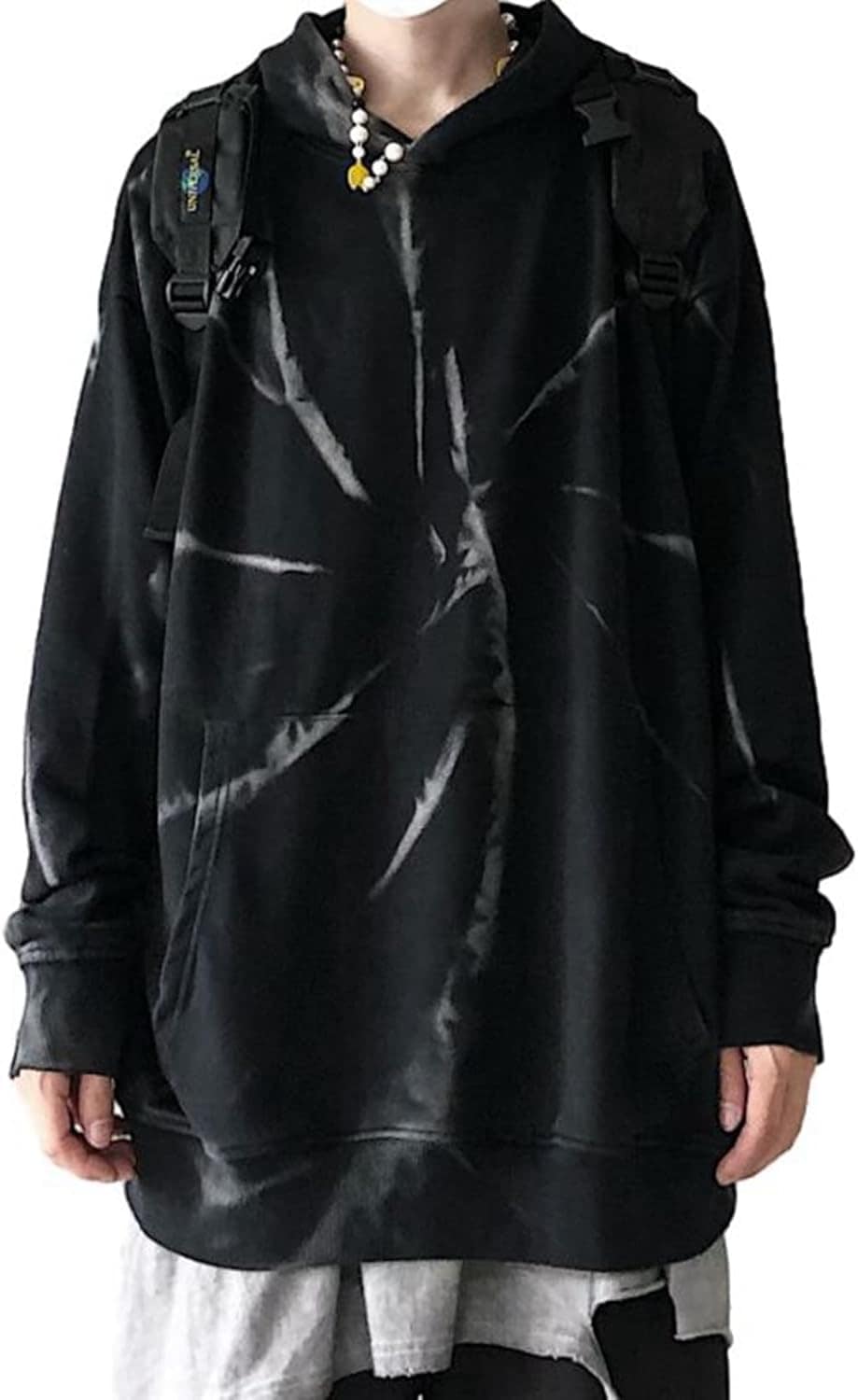 フードパーカー メンズ 春秋 プルオーバー 長袖 アウター 柄 ヒップホップ オーバーサイズ 男女兼用 原宿系 伸縮性 薄手 ストリート系 お洒落 スウェット 通学 運動 アウトドア カジ