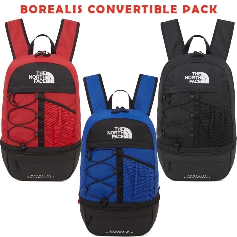 韓国正規品保証 関税負担なし NM2SQ72A BOREALIS CONVERTIBLE PACKデイリー 基本 着装 男子 女子 人気 韓国 ファッション 男女共用 アウトドア