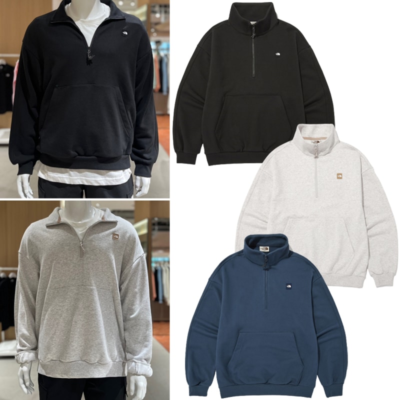 TNF 22AW正規品 COMFY HALF ZIP SWEATSHIRTS 人気商品 9,600円