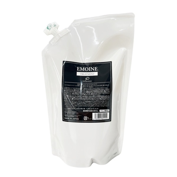 [国内正規品]エモイネ トリートメント　レフィル 1000ml OMGproMAX EMOINE パサつき 広がり うねり 縮れ 寝ぐせ まとまる 3D生コラーゲン セラミド リンゴ酸