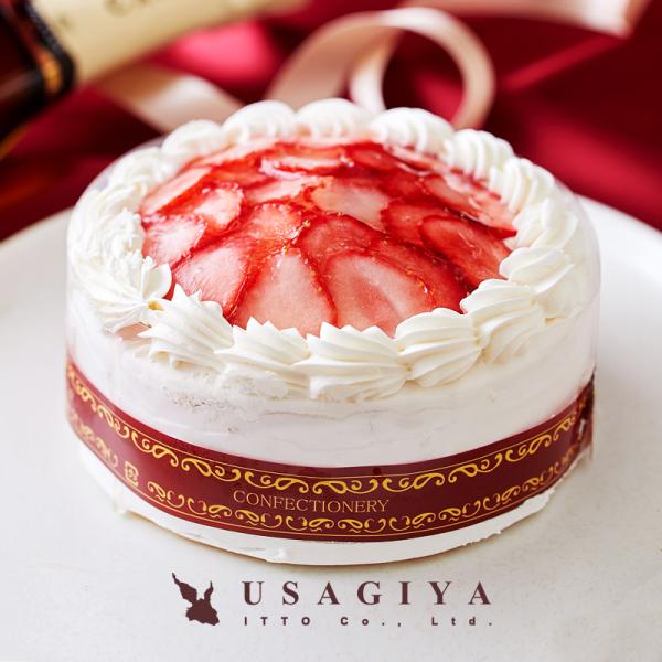 ショートケーキ 生クリーム ストロベリーケーキ イチゴ 苺 いちごのショートケーキ 5号 ホールケーキ 冷凍便 国産 誕生日 記念日 お祝い