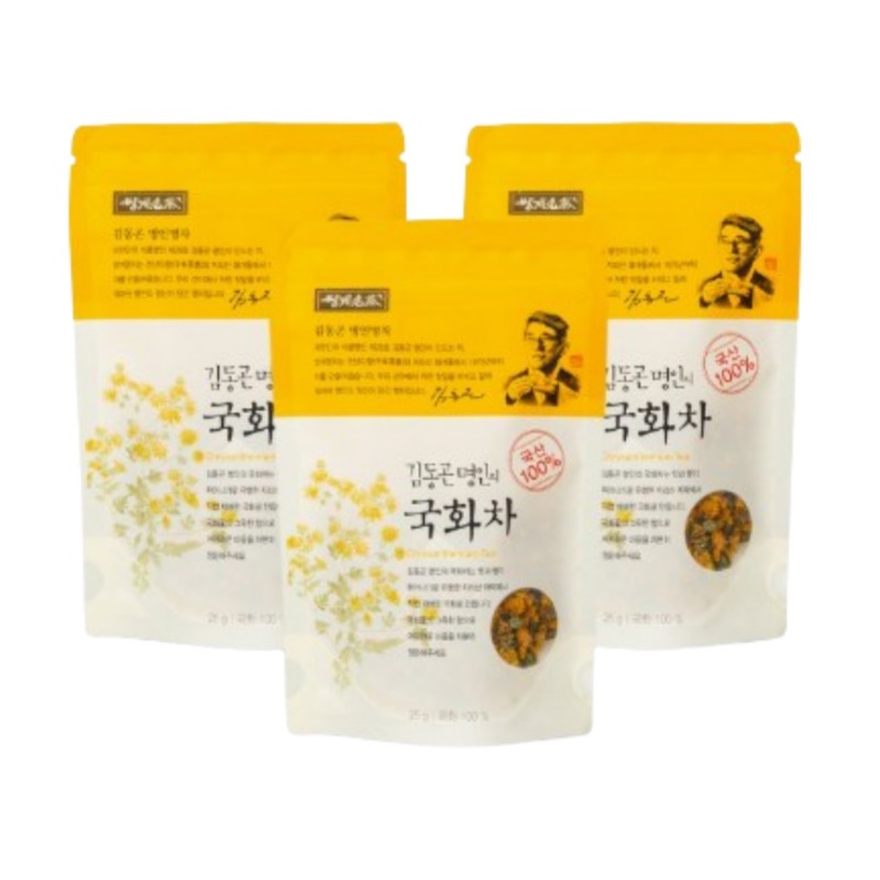 ポーチ キムドンゴン 名人の菊茶 25g X 3