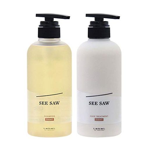 ルベル 【セット品】SEE/SAW(シーソー)ヘア&スキャルプシャンプーT × ヘアトリートメントT 500ML/500G 2個アソート