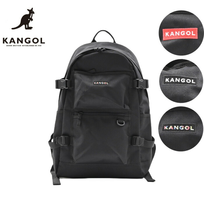 [カンゴール] KANGOL リュック 23L リュックサック デイパック バックパック レディース メンズ 定番 旅行 通学 通勤 黒 6,557円
