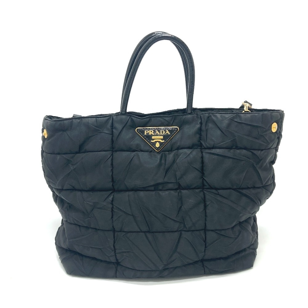 ショルダーバッグ BN1596 ロゴプレート カバン 2WAYバッグ バッグ ナイロン ブラック