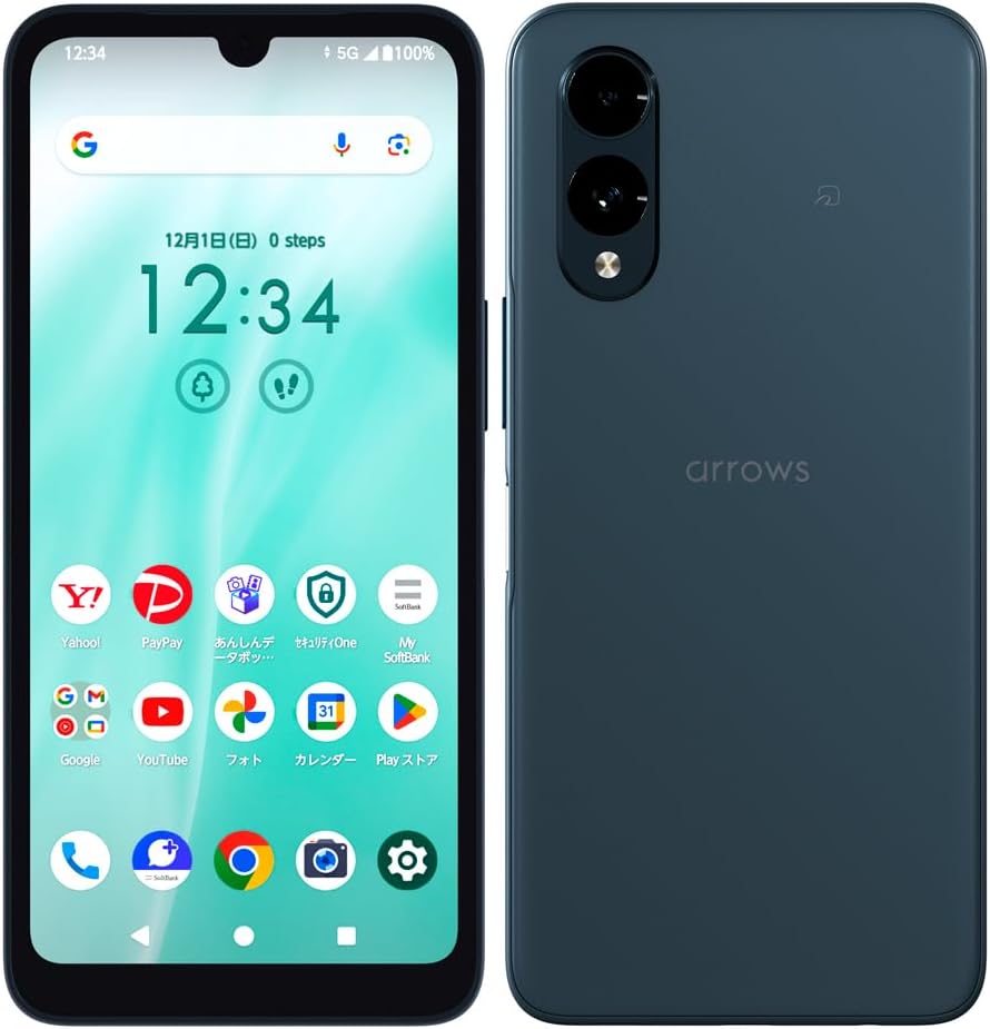 arrows We2 ネイビーグリーン A402DC Softbank SIMロック解除済み 新品 未使用品