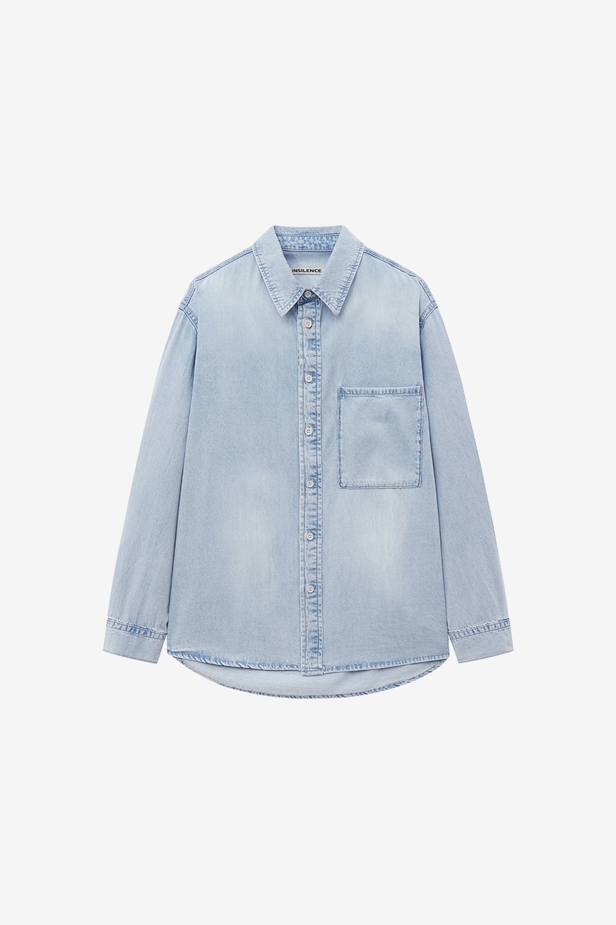 【INSILENCE】 ICE DENIM SHIRT : LIGHT BLUE