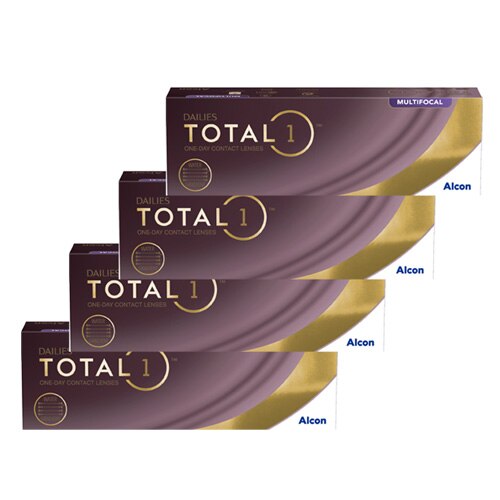 メガ割対象 【処方箋提出】 デイリーズトータルワンマルチフォーカル(30枚入り)4箱/宅配便またはレターパックプラス/遠近両用/sale10