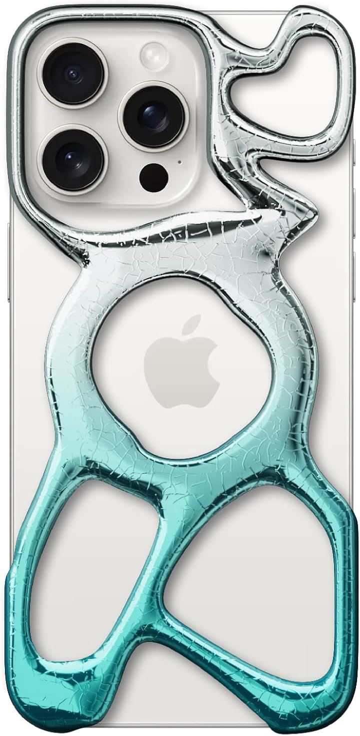 iPhone 16 Pro 用 ケース AM Emptiness Case for Magsafe対応 ワイヤレス充電対応 軽量 光沢(ブルーフロスト, iPhone 16 Pro)