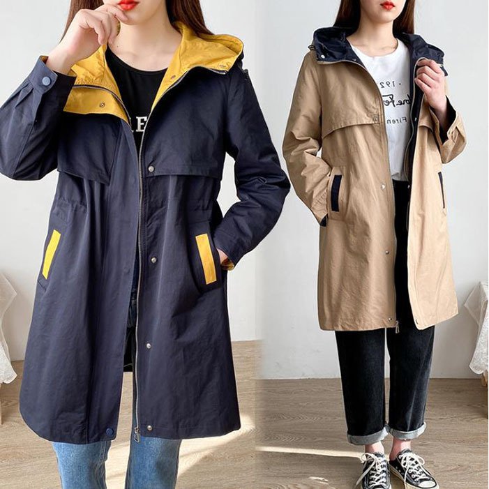 スプリングコート レディース トレンチコート 春コーデ ライトアウター キルティングコート レディー