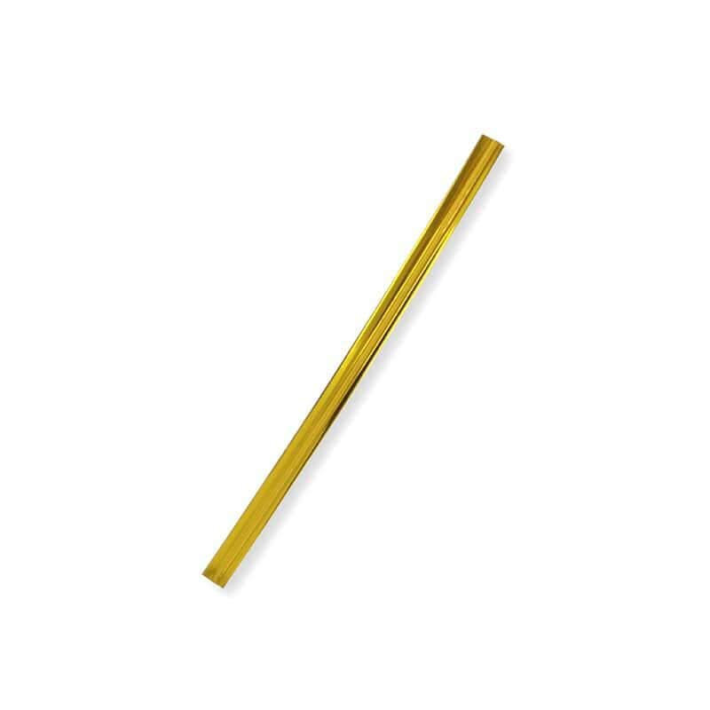 （まとめ買い）シモジマ HEIKO カラータイ 4mm幅x8cm ゴールド 1000本 ラッピング用品 004742000 [x3セット]